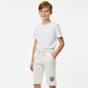 Boys Off White Shorts