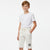 Boys Off White Shorts