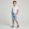 Boys Sky-Blue Shorts