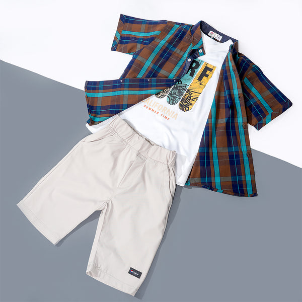 Boys Double Shirt & Short Set