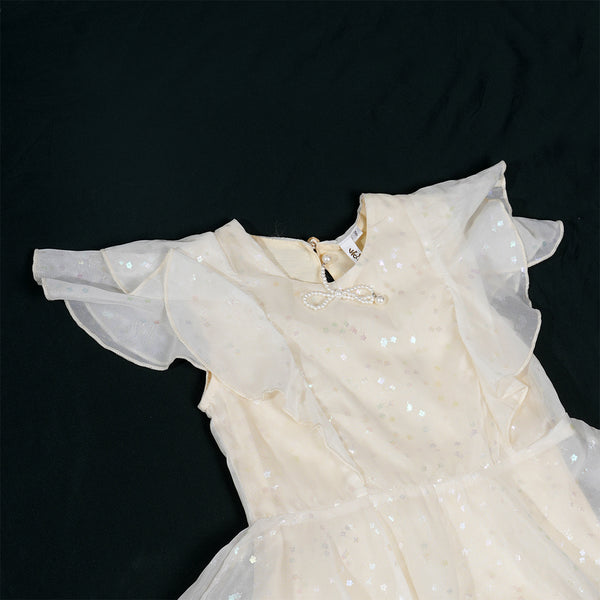 Girls Off White Frock