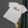 Boys White Graphic T-Shirt