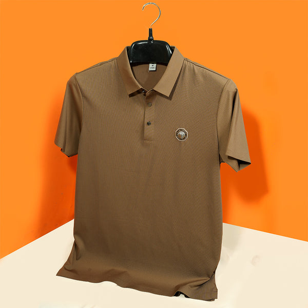 Gravity Brown Polo T-Shirt