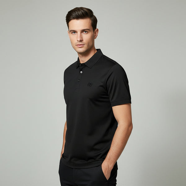 Gravity Black Polo T-Shirt