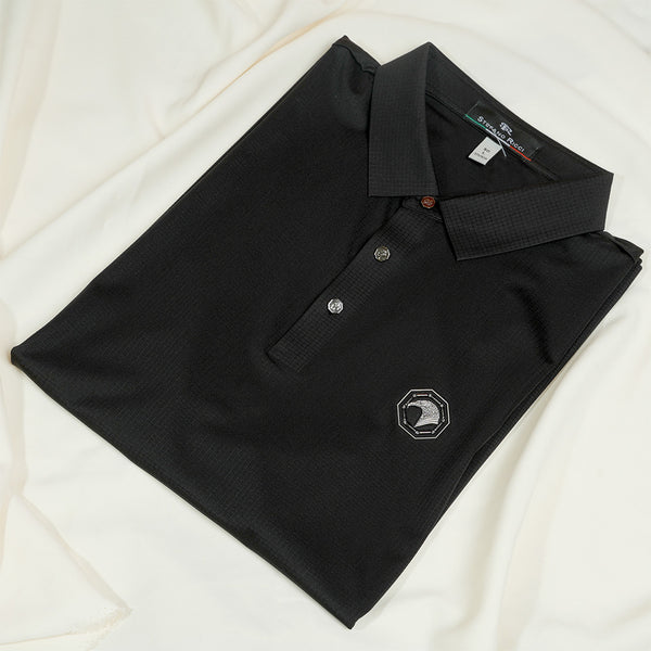 Gravity Black Polo T-Shirt