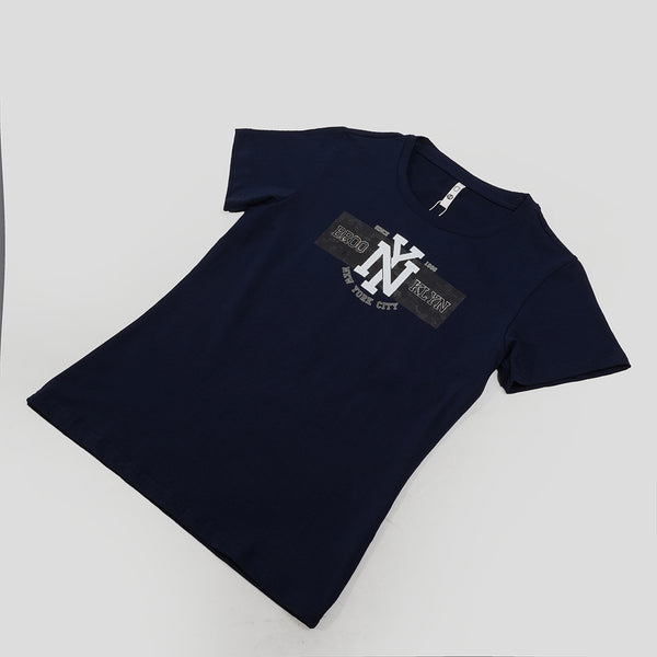 Boys Graphic Blue T-Shirt