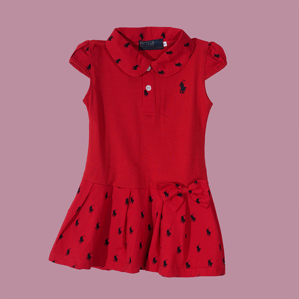 Girls Red Frock