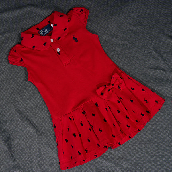 Girls Red Frock