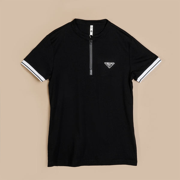 Boys Polo Black T-Shirt