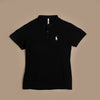 Boys Black Polo T-Shirt