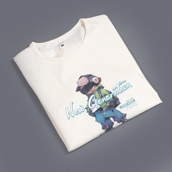 Boys Off White Graphic T-Shirt