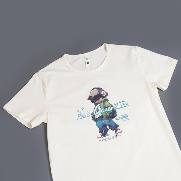 Boys Off White Graphic T-Shirt