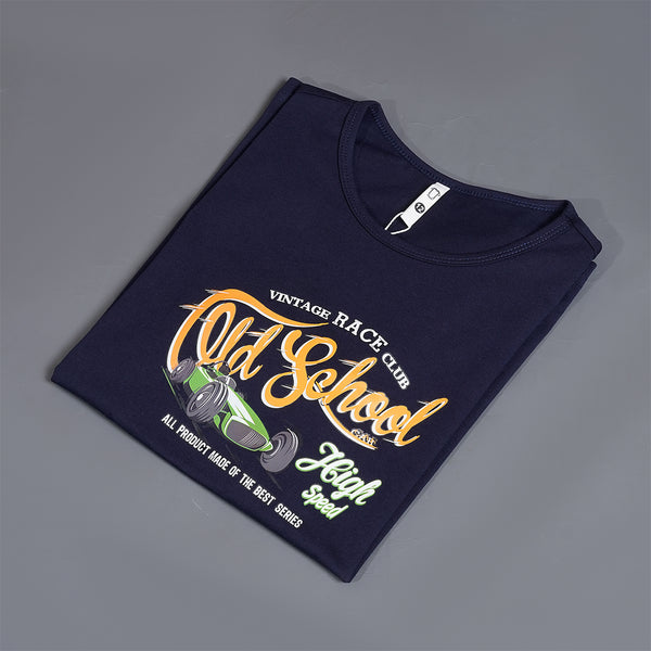 Boys Blue Graphic T-Shirt