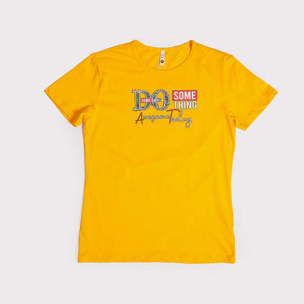 Boys Yellow Graphic T-Shirt