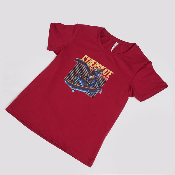 Boys Red Graphic T-Shirt