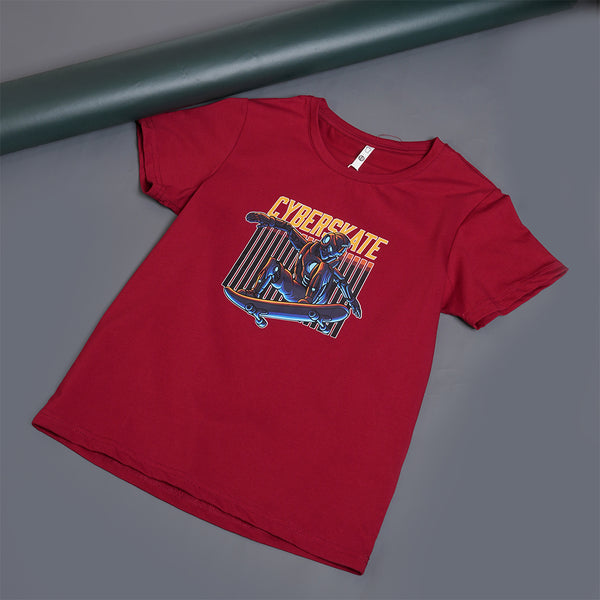 Boys Red Graphic T-Shirt