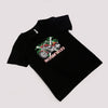 Boys Black Graphic T-Shirt
